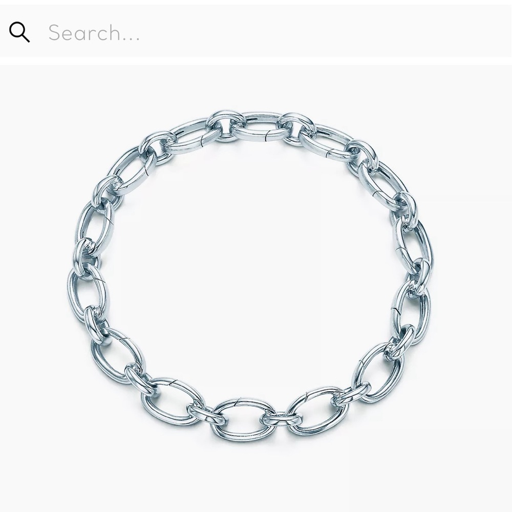 Tiffany Oval Clasping Link Bracelet - 100% Authentic